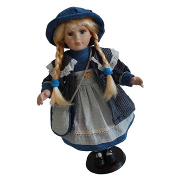 Ручная работа 16-дюймовая фарфоровая кукла стоящая керамическая кукла