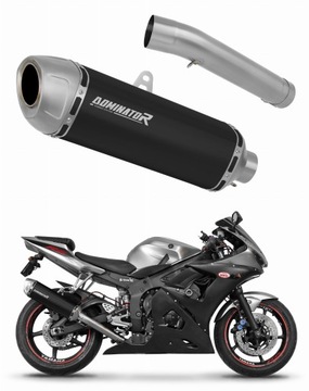 YZF R6 2003 - 2005 глушитель выхлопной трубы S6 BLACK DOMINATOR