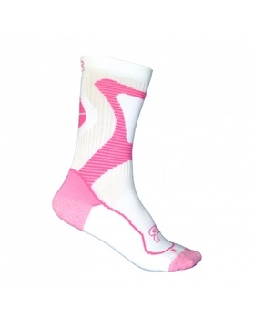 НОСКИ ДЛЯ КОНЬКОВ FR SKATES FR NANO SPORT SOCKS WHITE / PINK 39-41