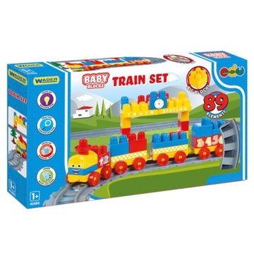 Wader 41481 Baby Blocks черга 3,35 м 89елементів