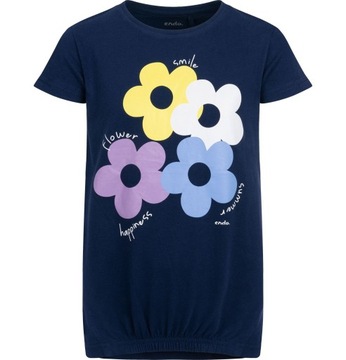 Туника, блузка для девочек, расклешенный хлопок, 158 цветов, Эндо