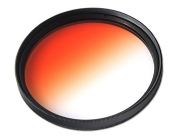 Половинный фильтр оранжевый 62 62 мм