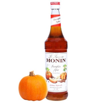 Ароматизированный сироп бармена для кофе Monin Pumpkin Spice пряно-тыквенный 700 мл