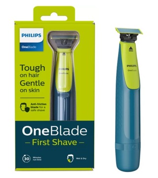 ЕЛЕКТРОБРИТВА PHILIPS ONEBLADE FIRST SHAVE QP2515/16