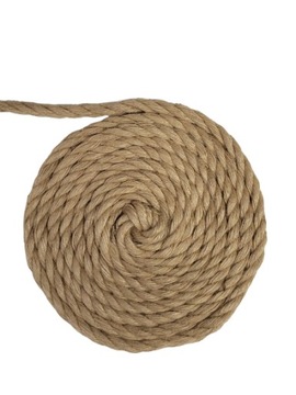 Вітрильна джутова мотузка 12 мм 10 метрів