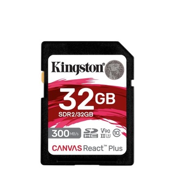 SD-карта Kingston Canvas React Plus 32 ГБ