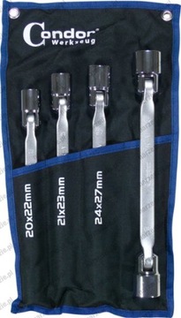 Торцевые ключи с шарниром 20-32 мм, 4 шт C. 132-4
