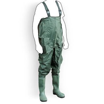ШТАНИ WADERS РИБАЛЬСЬКІ ШТАНИ РОЗМІР 40