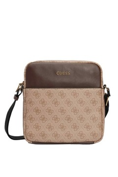 GUESS ЧОЛОВІЧА СУМКА-МЕСЕНДЖЕР VEZZOLA FLAT BROWN