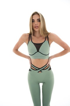 Спортивный костюм ТОП спортивные леггинсы с высокой талией S