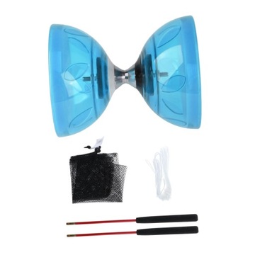Китайський Diabolo набір для координації рук і очей легкий портативний Fun l синій