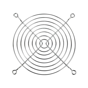 Кришка вентилятора 120x120 Срібна решітка вентилятора нікельована сталь
