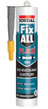 КЛЕЙ ГЕРМЕТИК FIX ALL FLEXI 290ML СІРИЙ