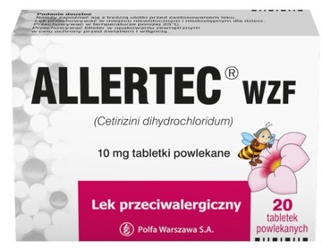 Allertec wzf протиалергічний препарат 10 мг 20 таблеток