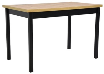 Деревянный стол 70x120 / 160 см черный + ARTISAN