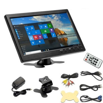 10,1-дюймовий РК-монітор Mini TV + HDMI BNC AV VGA