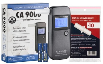 Алкотестер CA 9000 Professional + калибровка, мундштуки