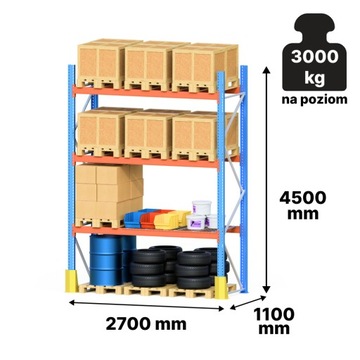 Шафа палета зберігання Стоу х-4.5 м 3000кг стелажів палета для 12 палет