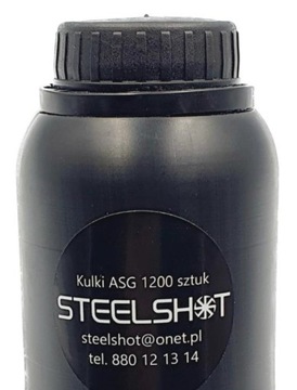 Steelshot стальные шарики 6 мм ASG контейнер 1200 шт
