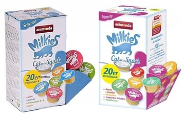 Animonda Milkies набір Selection+Variety 2x 20шт