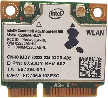 Мережева карта Intel 62205anhmw WiFi