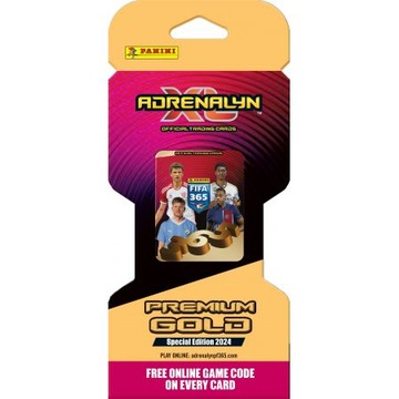 PANINI FIFA 365 ADRENALYN XL 2024 BLISTER GOLD с премиальными картами