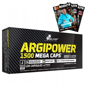 OLIMP ARGI POWER 120 КАПС L-АРГИНИН 1500MG AAKG