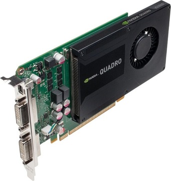 Видеокарта PNY NVIDIA QUADRO K2000D 2GB GDDR5 2X DVI 1X mini DP