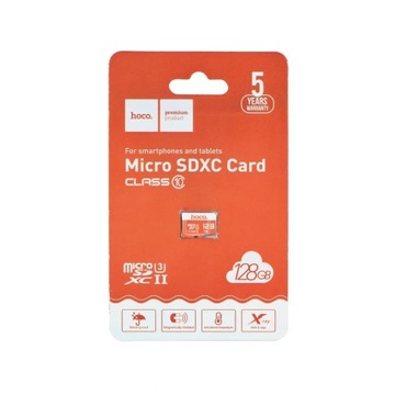HOCO высокоскоростная карта памяти microSD 128GB Cl10