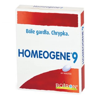 Boiron Homeogene 9, боль в горле, таблетки, 60 шт.