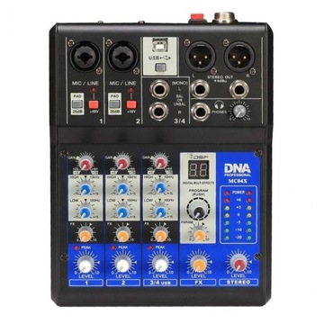 ДНК MC04X аналоговый аудио микшер DSP интерфейс USB