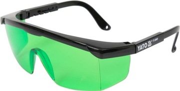 Зеленые защитные очки для работы с лазером +чехол