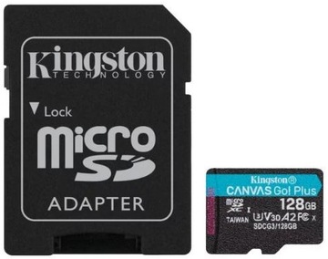 128GB microSD Kingston micro SDXC CL10 A2 170MB / s