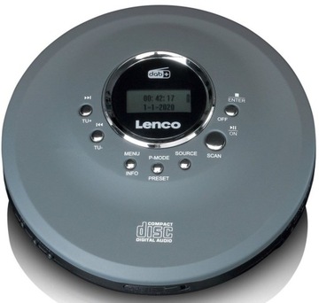 Дискман Lenco CD-400 CD MP3 ESP RDS DAB + радио