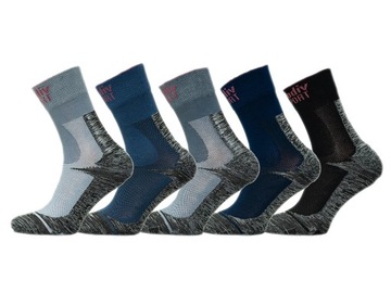 5x польский треккинговые носки спортивные смешанные цвета 5 пар сильный 43-46