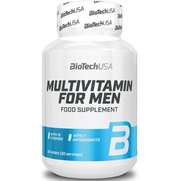 Biotech Multivitamin For Men 60tabs вітаміни сильні