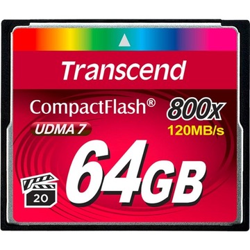 Transcend Compact Flash 64GB 800x