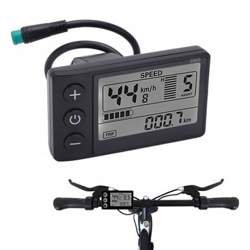 S866 ЖК-дисплей 24V 36V 48V электрический велосипед