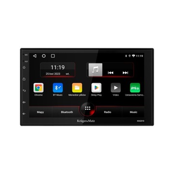 Автомобільний радіоприймач Kruger & Matz CarPlay / AndroidAuto 7 " 2din Bluetooth USB AUX