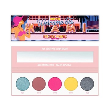 Miyo, The Five Points Palette, палитра теней, Welco