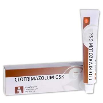 Clotrimazolum GSK 10 мг / г, Крем, 20 г, местное лечение стригущего лишая
