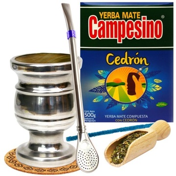 Matero PALO SANTO Bombilla Anillo yerba mate 500g