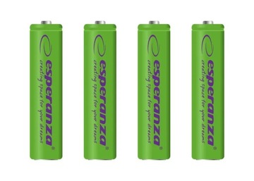 Перезаряжаемые батареи AAA /R03 1000mAh 4шт.