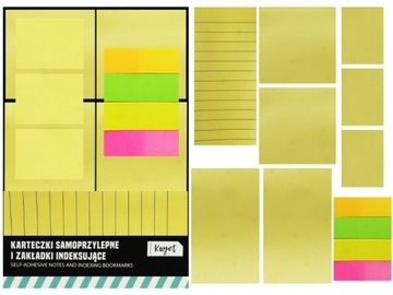 ЛИПКІ ЗАМІТКИ, ІНДЕКСНІ ЗАКЛАДКИ, БЛОК ДЛЯ НОТАТОК, 950 ШТ.