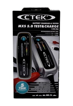 CTEK MXS 5.0 TEST &CHARGE 12V 5A с тестером 56-308