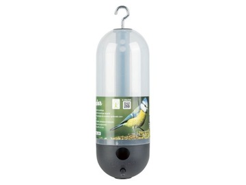 Dobar годівниця для птахів підвісна пляшка Cornbar сірий