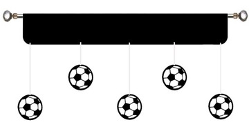 Занавес панель футбол мячи мальчик молодежь 150 c