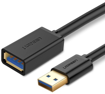 UGREEN 1M 100cm USB 3.0 подовжувальний кабель подовжувальний кабель чорний