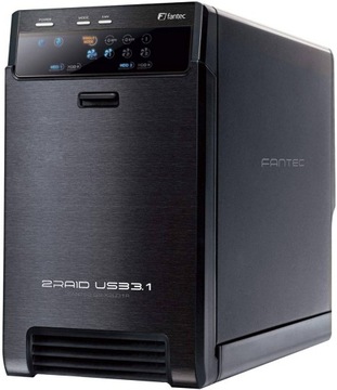 ЧОХОЛ ДЛЯ ДИСКІВ FANTEC 2RAID USB3.1 3,5 ДЮЙМА