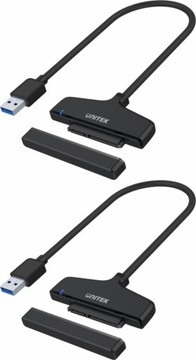 Адаптер Unitek Y-1096 мост USB 3,0 на SATA III 6G 30 см черный x2